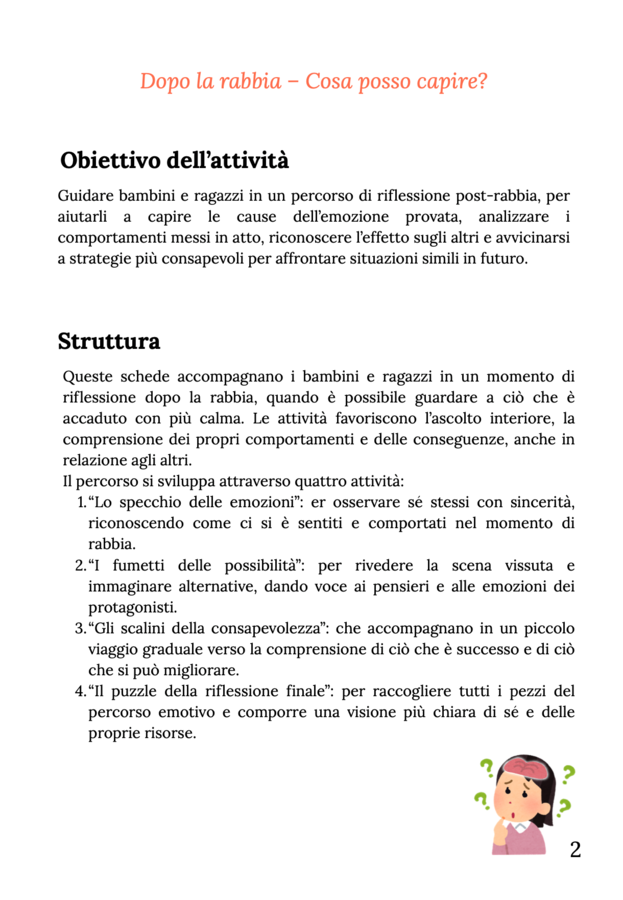 La rabbia è passata... E adesso? Vol. 3 - SCHEDE OPERATIVE