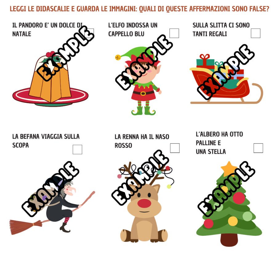 ITALIANO: GIOCHIAMO CON LE SILLABE E SEMPLICE COMPRENSIONE A TEMA NATALIZIO