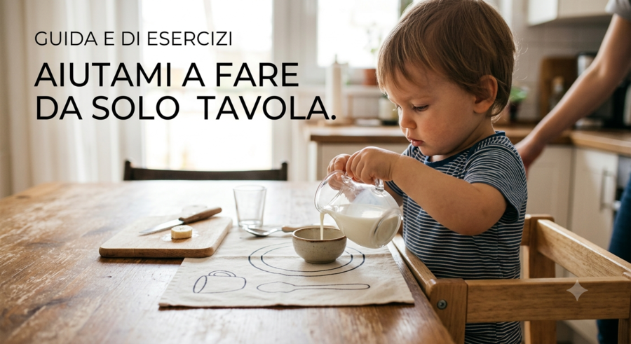 Aiutami a fare da solo a tavola esercizi e guida