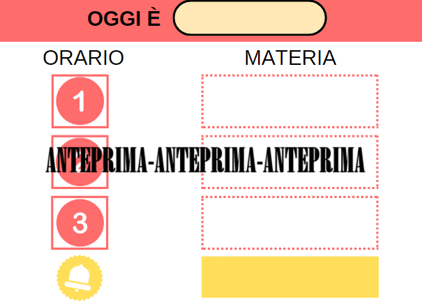 Agenda visiva giornaliera