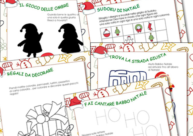 Giochi e attività per Natale per bambini da 3 a 5 anni