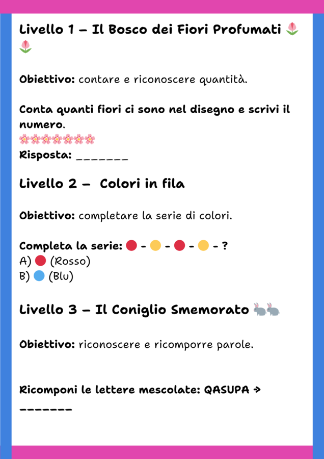 Escape Room Didattica Nel Magico Mondo di Pasqualandia