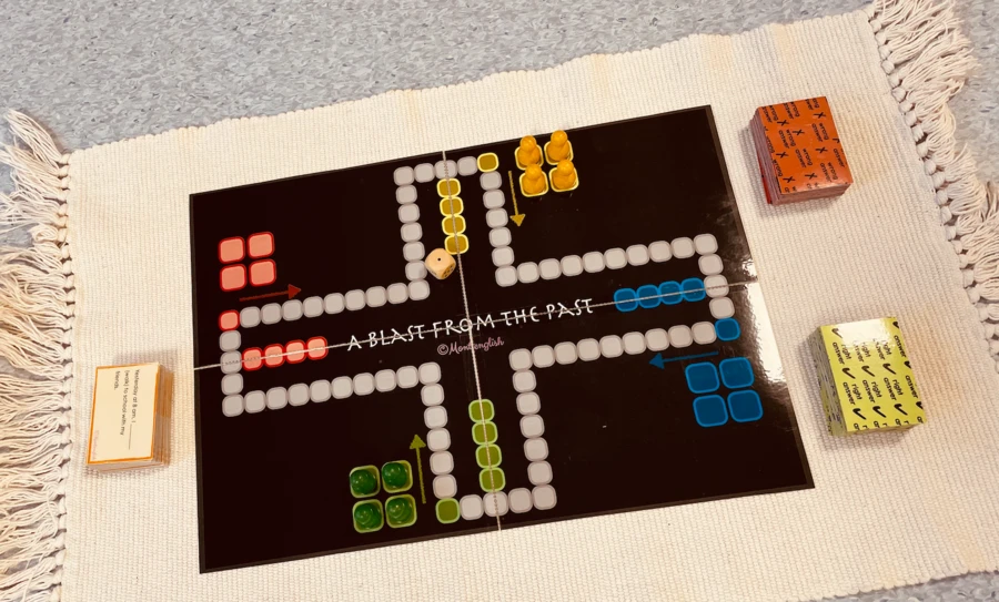 "A Blast from the Past" GAME: Past Simple, Past Continuous, Present Perfect