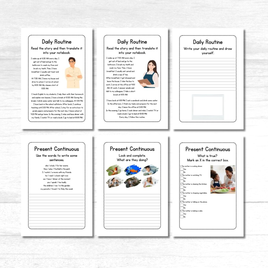 Schede didattiche inglese quinta elementare