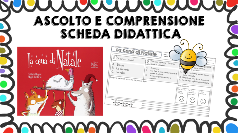 La cena di Natale - scheda didattica comprensione