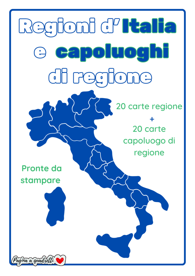 Regioni d'Italia e capoluoghi