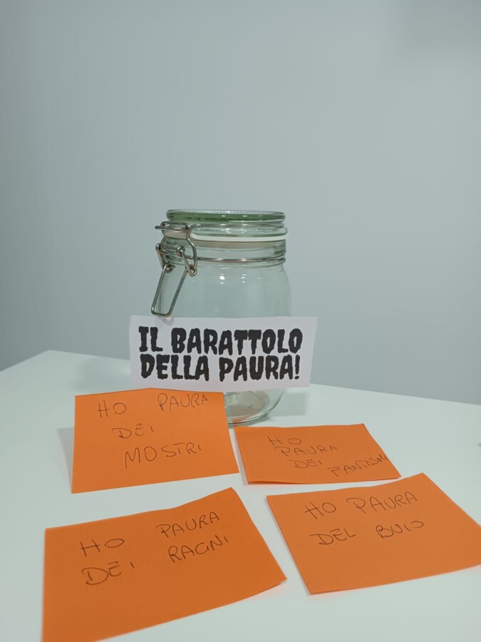 Il barattolo della paura- lettura +materiale attività