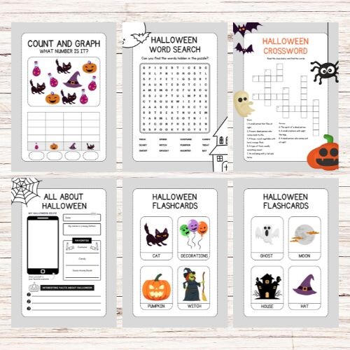 Schede didattiche halloween in inglese