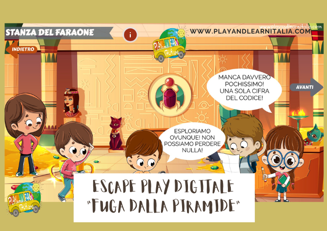ESCAPE PLAY SUGLI EGIZI_"FUGA DALLA PIRAMIDE"