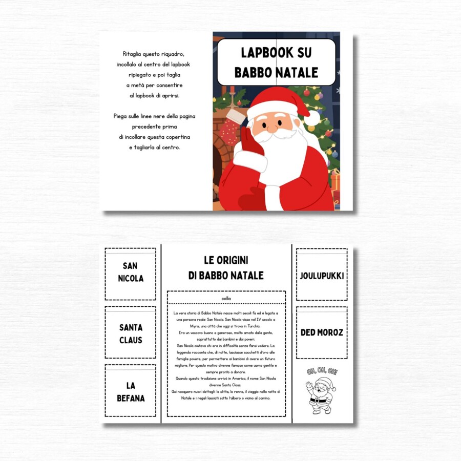Lapbook su Babbo Natale