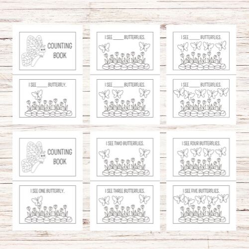 Counting book – Libretto per imparare i numeri in inglese