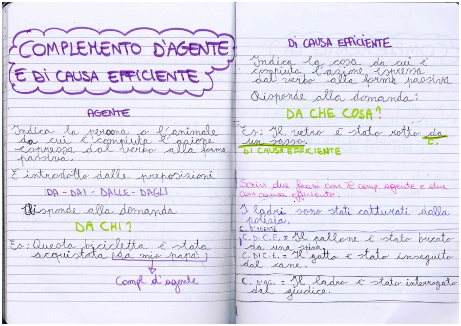QUADERNO DI ITALIANO V con esercizi e schede - 2° PARTE -