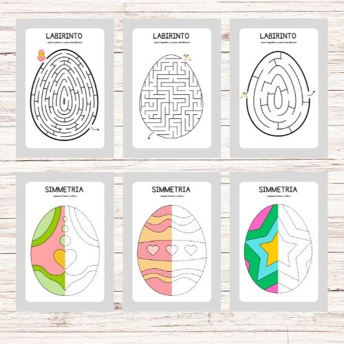 Schede didattiche Pasqua - Mega Bundle