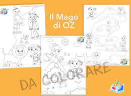 Il mago di OZ da colorare