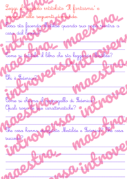 Libretto relativo al libro "Matilde", di Roald Dahl