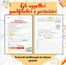 Aggettivi – Riconoscimento, gradi, possessivi e analisi (scuola primaria)