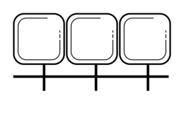Linea dei numeri da parete dell'aula