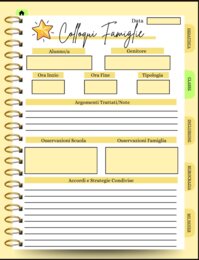 AGENDA PLANNER DOCENTI DIGITALE CLICCABILE