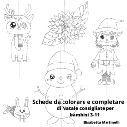 Scheda del pupazzo di Natale da colorare e completare