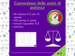 Conversione delle unità di potenza | fisica | 26 colonne