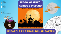 OSSERVO, SCRIVO E LEGGO LE PAROLE E LE FRASI DI HALLOWEEN