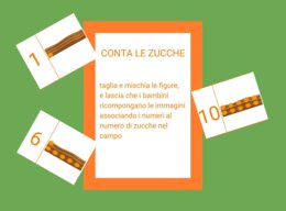 Conta le zucche nel campo