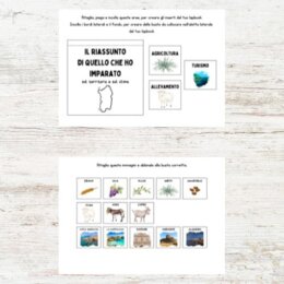 Lapbook Sardegna scuola primaria