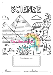 Copertina SCIENZE classe 4^ tema egizi