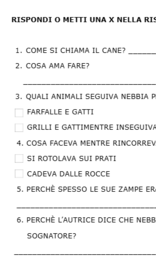 LETTURA E COMPRENSIONE PER TUTTI: Tante schede Didattiche Inclusive e Personalizzate