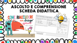 Come riaccendere un drago spento - scheda didattica comprensione
