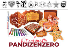 🍪 KIT di PAN DI ZENZERO 🍪 cofanetto, biscotti, chiudi-pacco e biglietto d'auguri