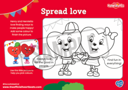 The Heartbeats - Spread love - Colouring