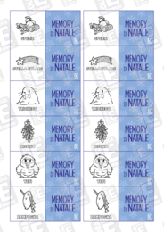 Memory di Natale - Colora, gioca e impara
