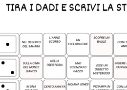 TIRA I DADI E SCRIVI UN RACCONTODI AVVENTURA