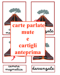 Alla scoperta del vulcano; Nomenclatura arricchita