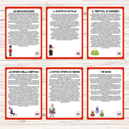 24 leggende, curiosità e storie di Natale da stampare - Calendario dell'avvento per la scuola primaria