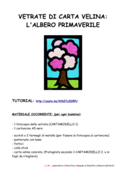 Vetrate albero quattro stagioni