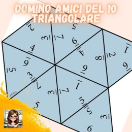 Domino degli amici del 10 triangolare
