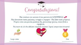attestato di fine percorso logopedico