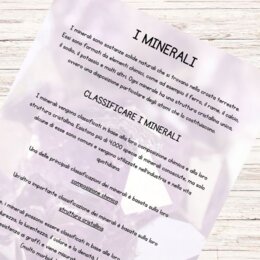 Schede didattiche rocce e minerali