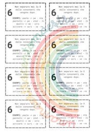 Schede didattiche sulla divisione in sillabe scuola primaria