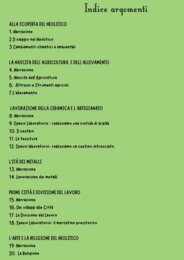 La Rivoluzione Neolitica e l'Età dei Metalli