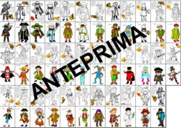 MASCHERE DI CARNEVALE DELLA TRADIZIONE ITALIANA DA COLORARE CON REGIONE DI APPARTENENZA E SPIEGAZIONE - SCUOLA PRIMARIA