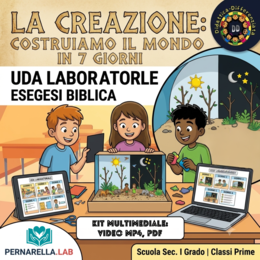 UDA La Creazione: Costruiamo il Mondo in 7 Giorni | Diorama 3D, Esegesi Biblica e Inclusione (PDF + Slides + Schede BES)