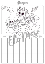 Calendario per la classe - da costruire e personalizzare