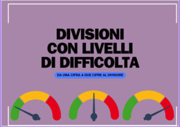 Allenamento divisioni con livelli di difficoltà
