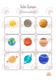 CLIL sistema solare in inglese