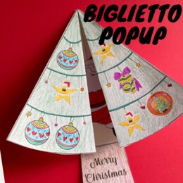 2 Biglietti di Natale POPUP da costruire