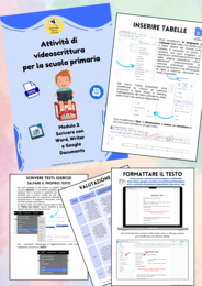 Attività di videoscrittura per la scuola primaria - Modulo 2: Scriviamo con Word/Writer/Google Docs