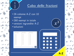 Cubo delle frazioni | matematica | 26 colonne